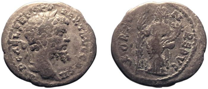 RIC IV Septimius Severus 383, реверс, bm