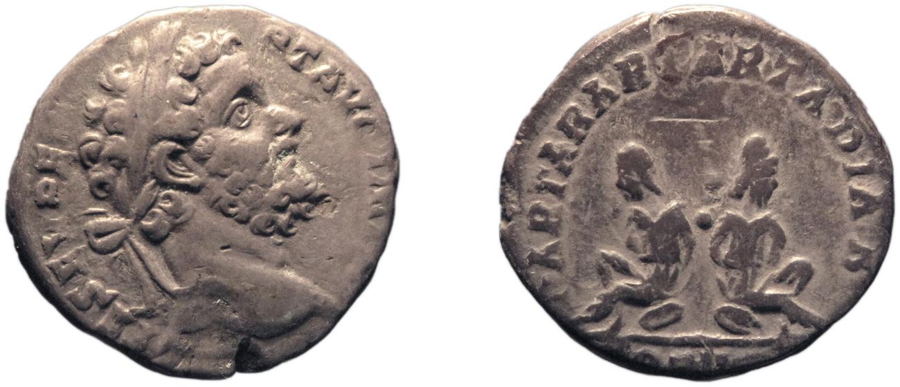 RIC IV Septimius Severus 62, аверс, Британский музей