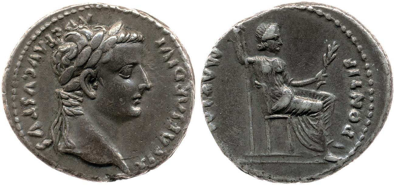 RIC I (second edition) Tiberius 26, аверс, bm