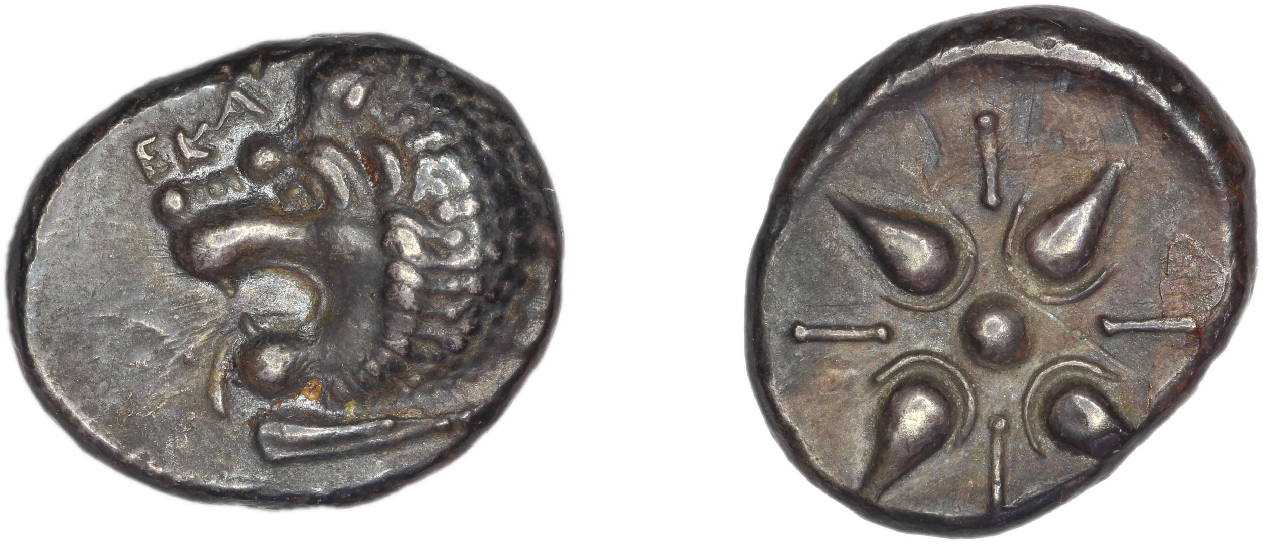 Hecatomnus of Caria Mylasa Konuk 1998 A1, аверс, Британский музей