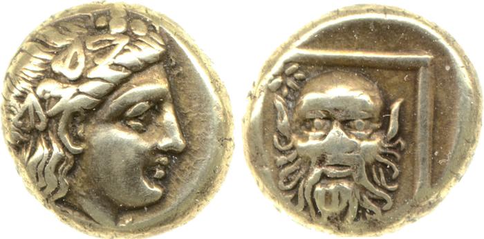 Mytilene Bodenstedt 1981 Series 5.90, реверс, Британский музей