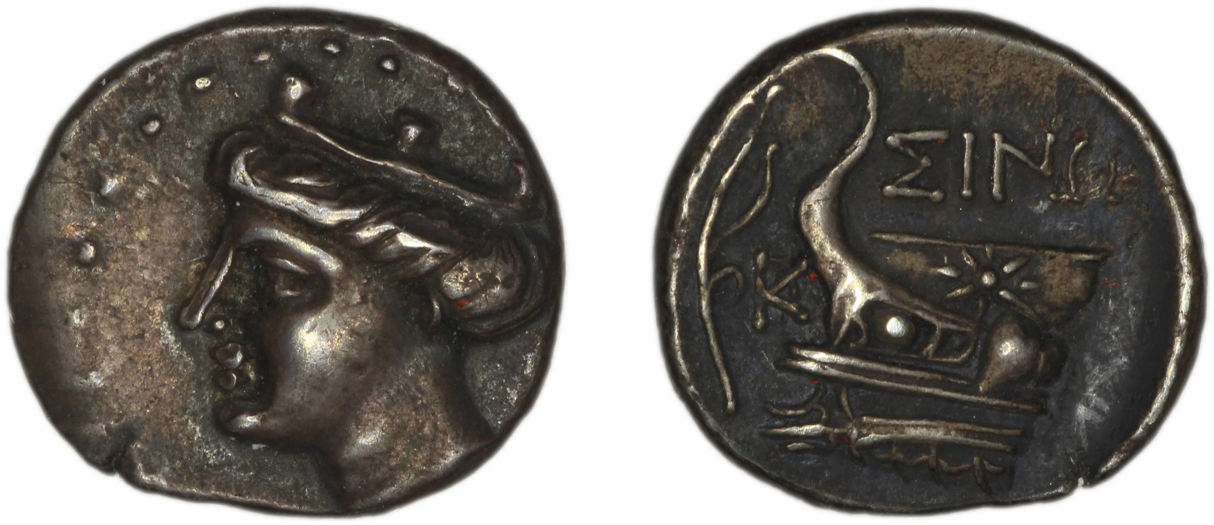 Sinope Waddington 1925 42-3, аверс, bm
