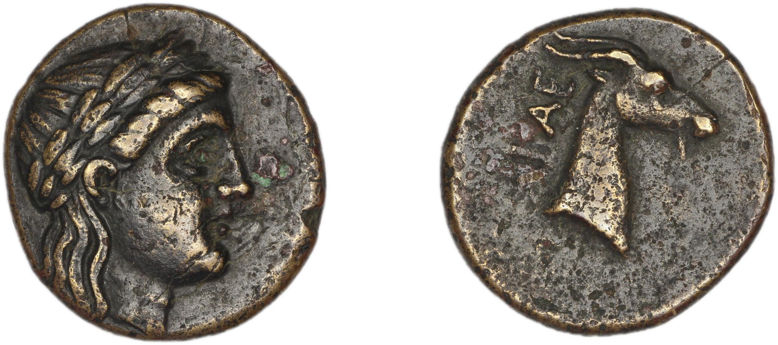 Aegae, Aeolis BMC Aegae 2, аверс, bm