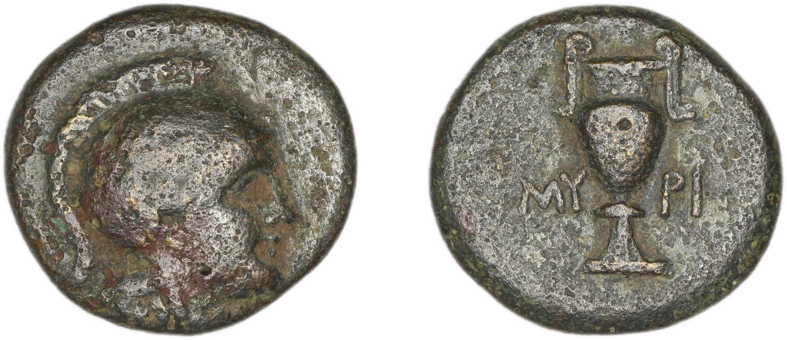Myrina SNG Copenhagen Myrina 214-218, аверс, bm