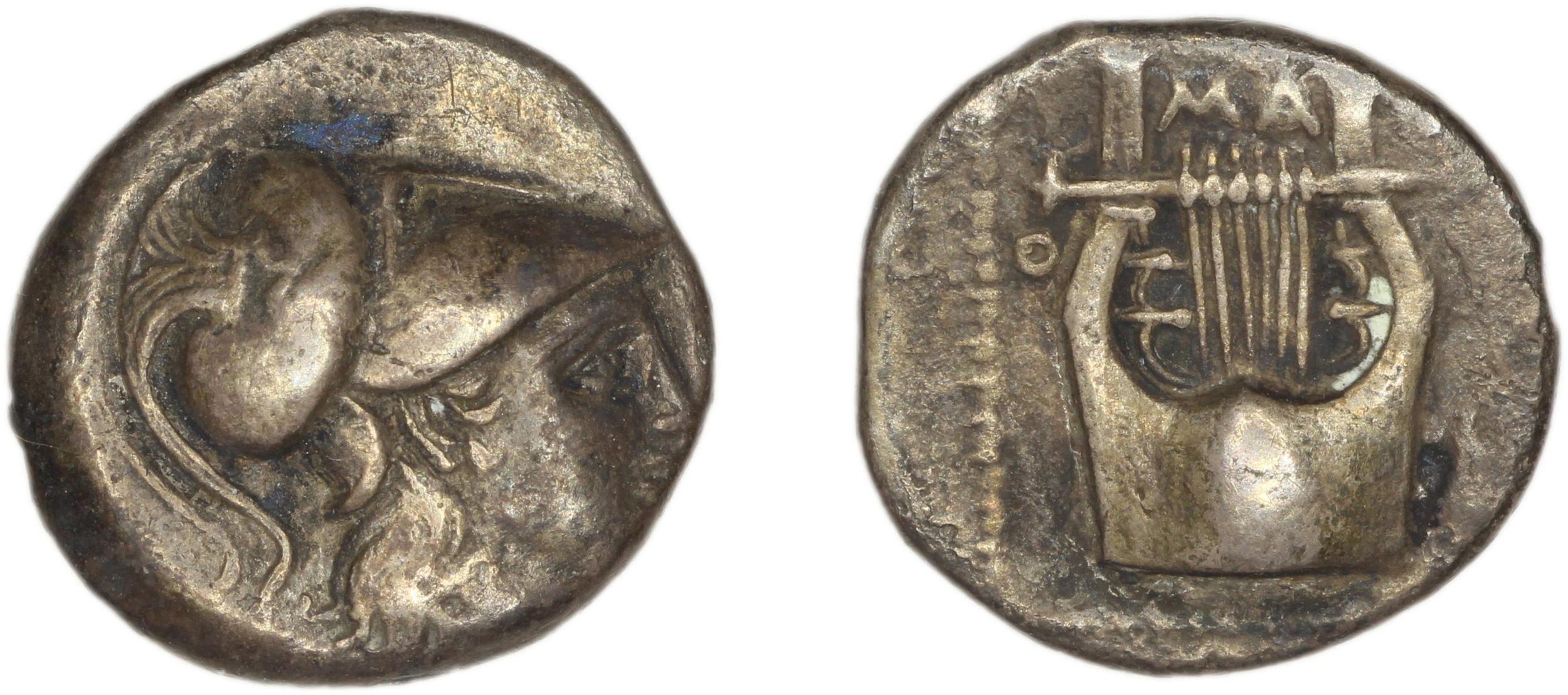 Methymna Franke 1975 13, аверс, bm