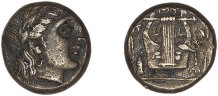Mytilene Babelon 1910 2243-50, реверс, bm