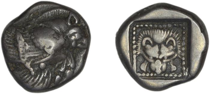 Samos Barron 1966 Samian drachms, реверс, bm