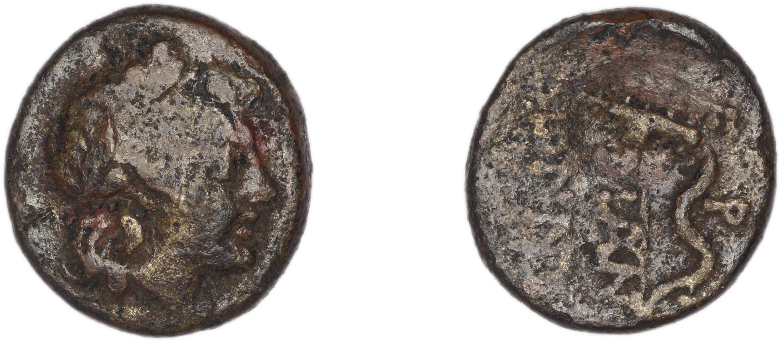 аверс Erythrae Kinns 1980 Period III.2, AE 9