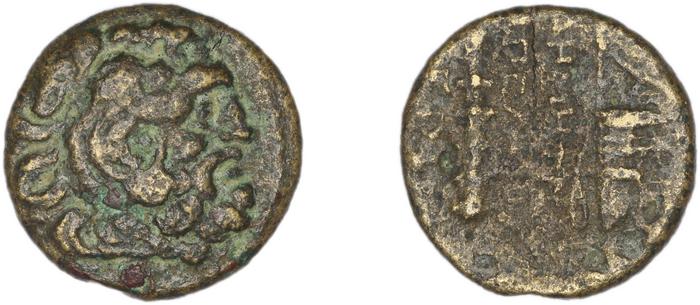 Erythrae Kinns 1980 Period III.2, AE 10, реверс, Британский музей