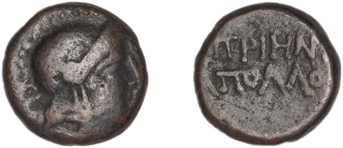 Priene Regling 1927 P, реверс, bm