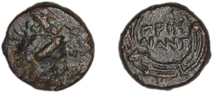 Priene Regling 1927 P, реверс, bm