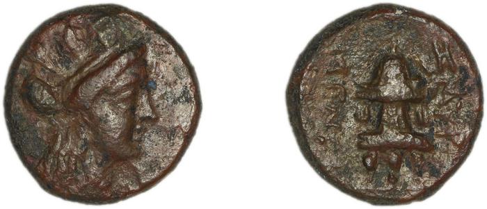 Smyrna Milne 1927 Period IX N, реверс, bm