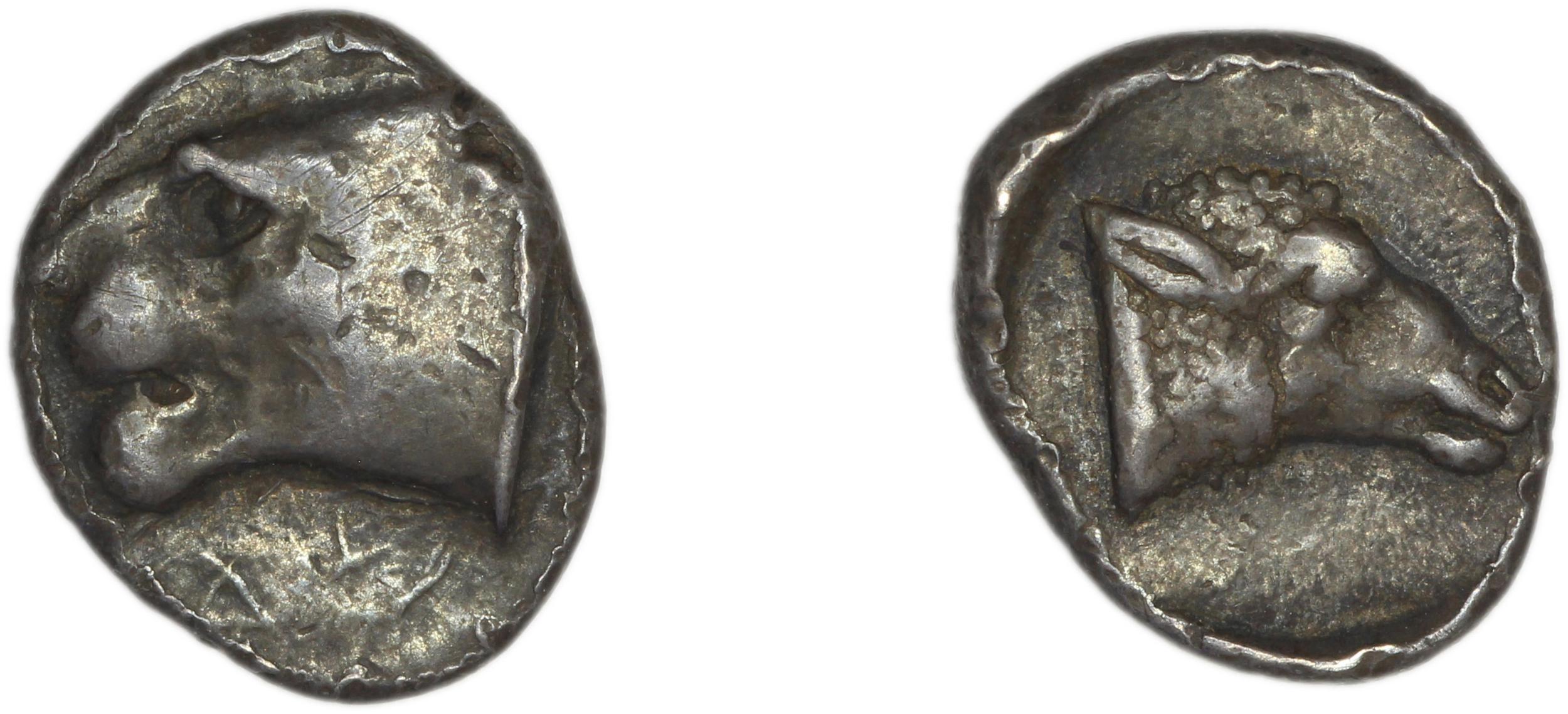 аверс Samos Barron 1966 Class 6 diobols