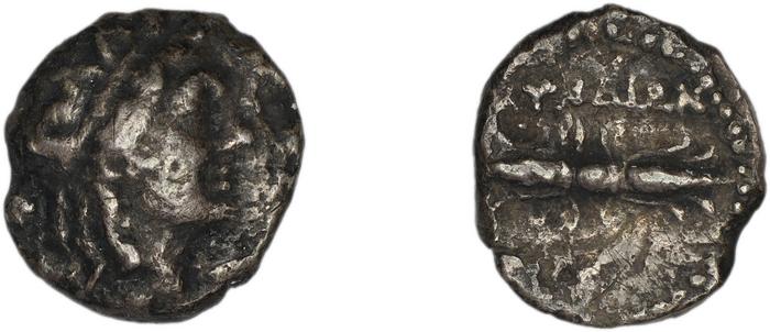 Myndus Zabel and Meadows 2002 Group C hemidrachms, реверс, bm