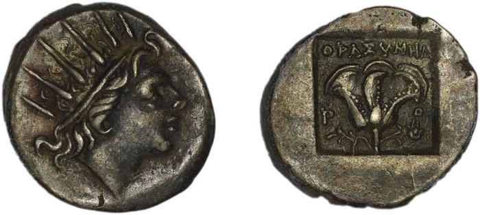 Rhodes Jenkins 1989 Group E drachms, реверс, bm