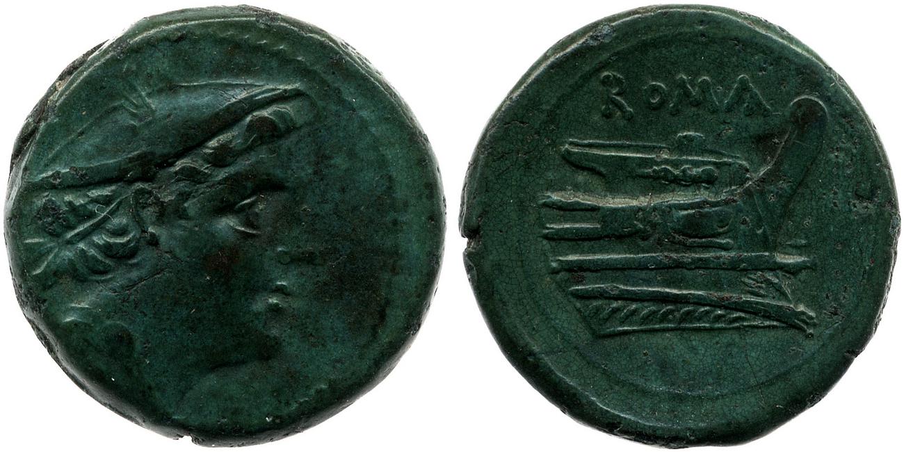 RRC 38/7, аверс, bm