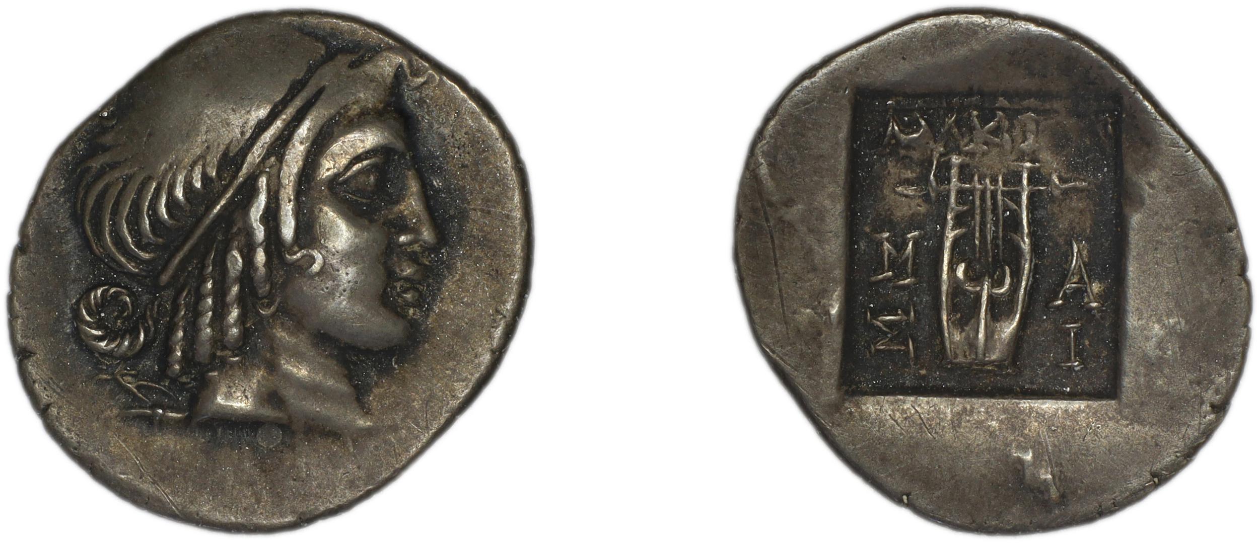 Lycian League Masicytes Troxell 1982 4.103, аверс, Британский музей