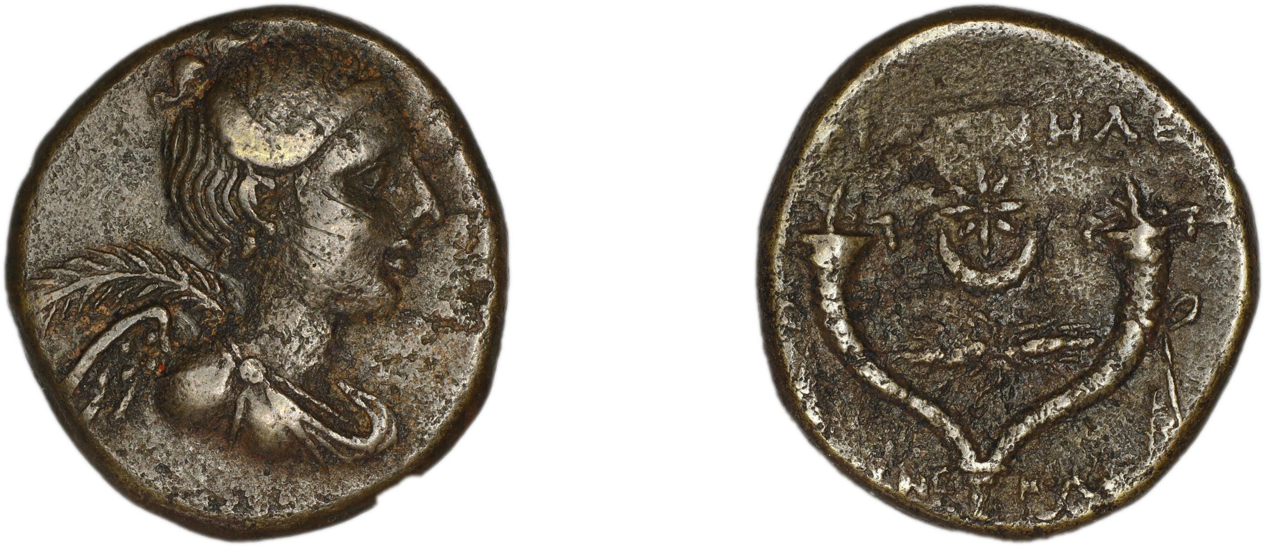 Philomelium BMC Philomelium 3-6, аверс, Британский музей