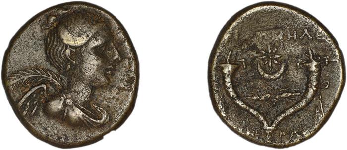 Philomelium BMC Philomelium 3-6, реверс, Британский музей