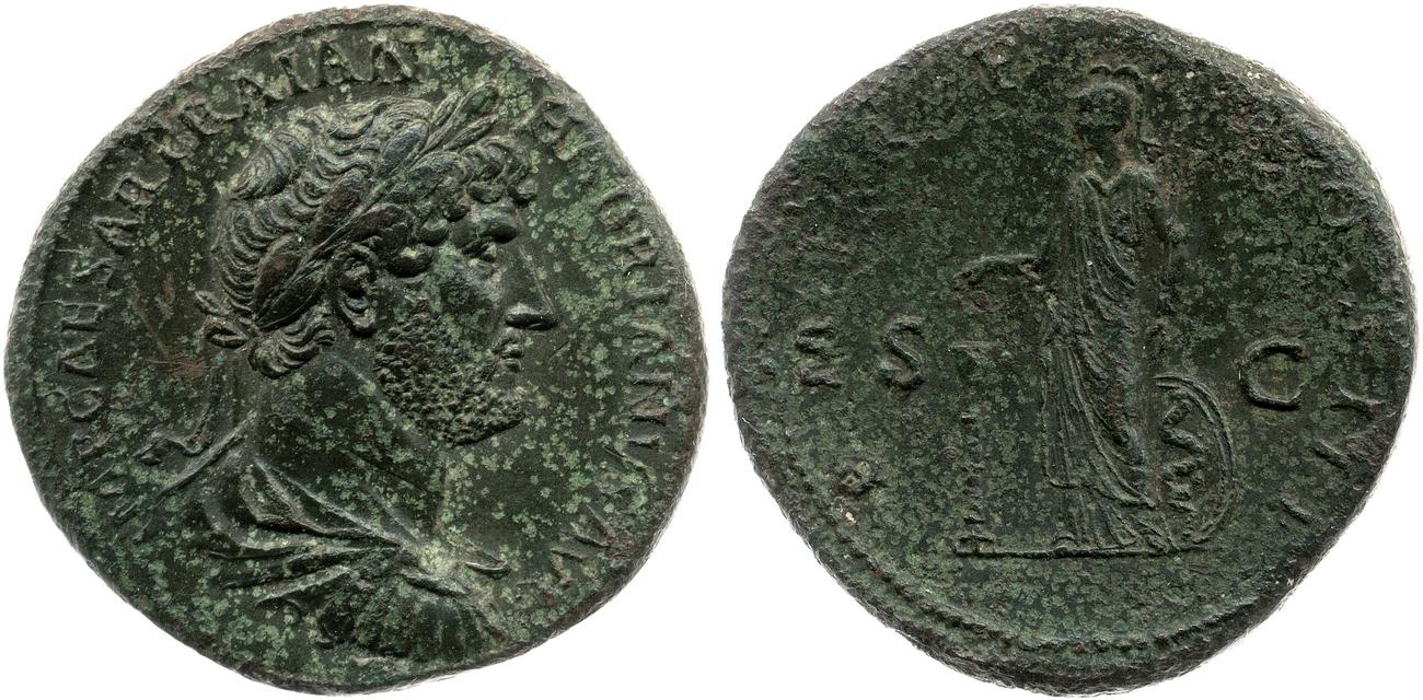 obverse RIC II, Part 3 (second edition) Hadrian 670