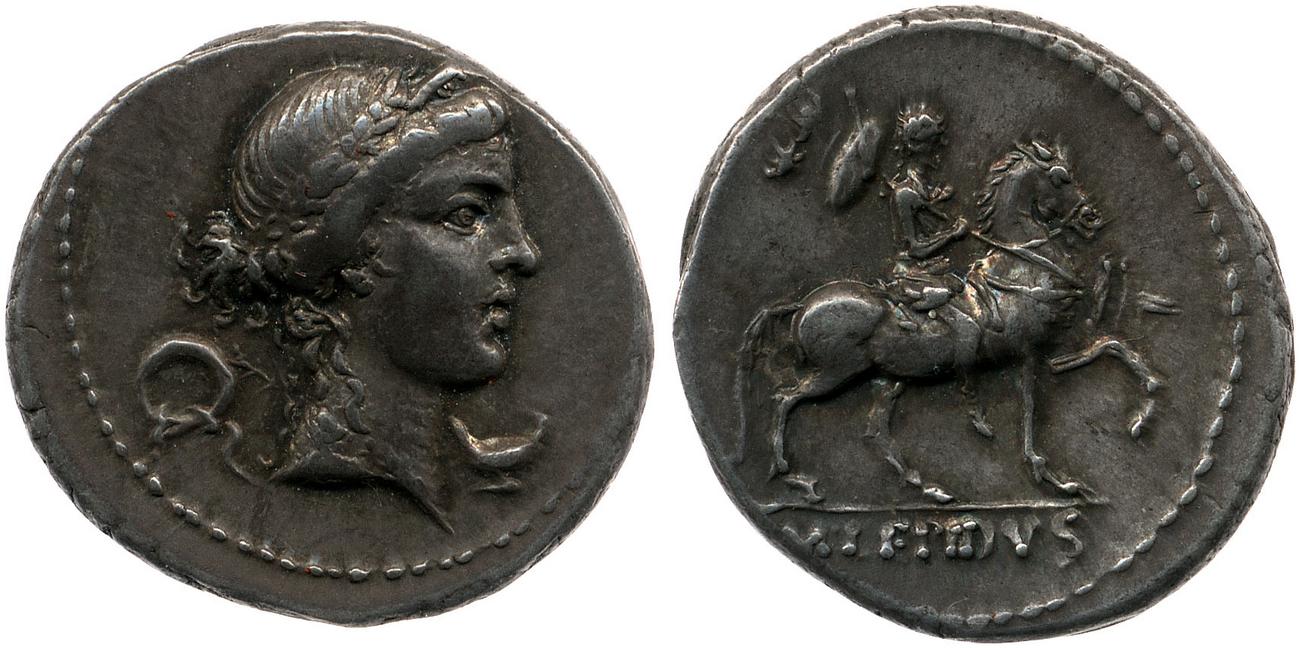 RRC 419/1e, аверс, bm