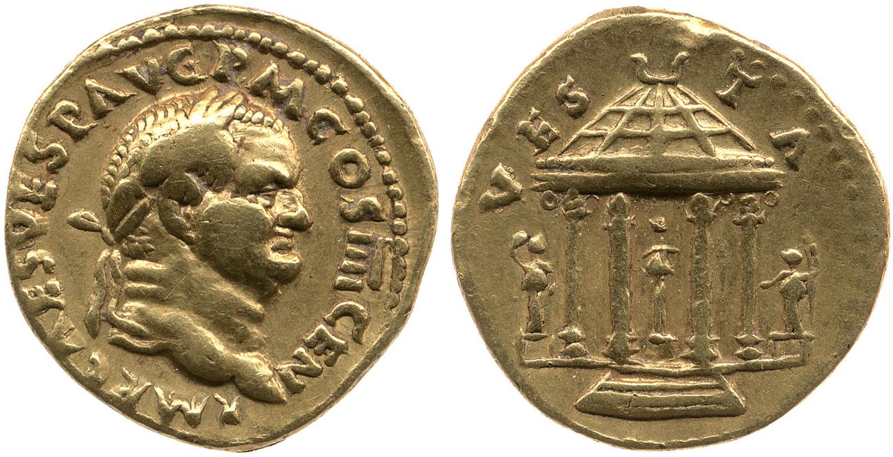 аверс RIC II, Part 1 (second edition) Vespasian 524