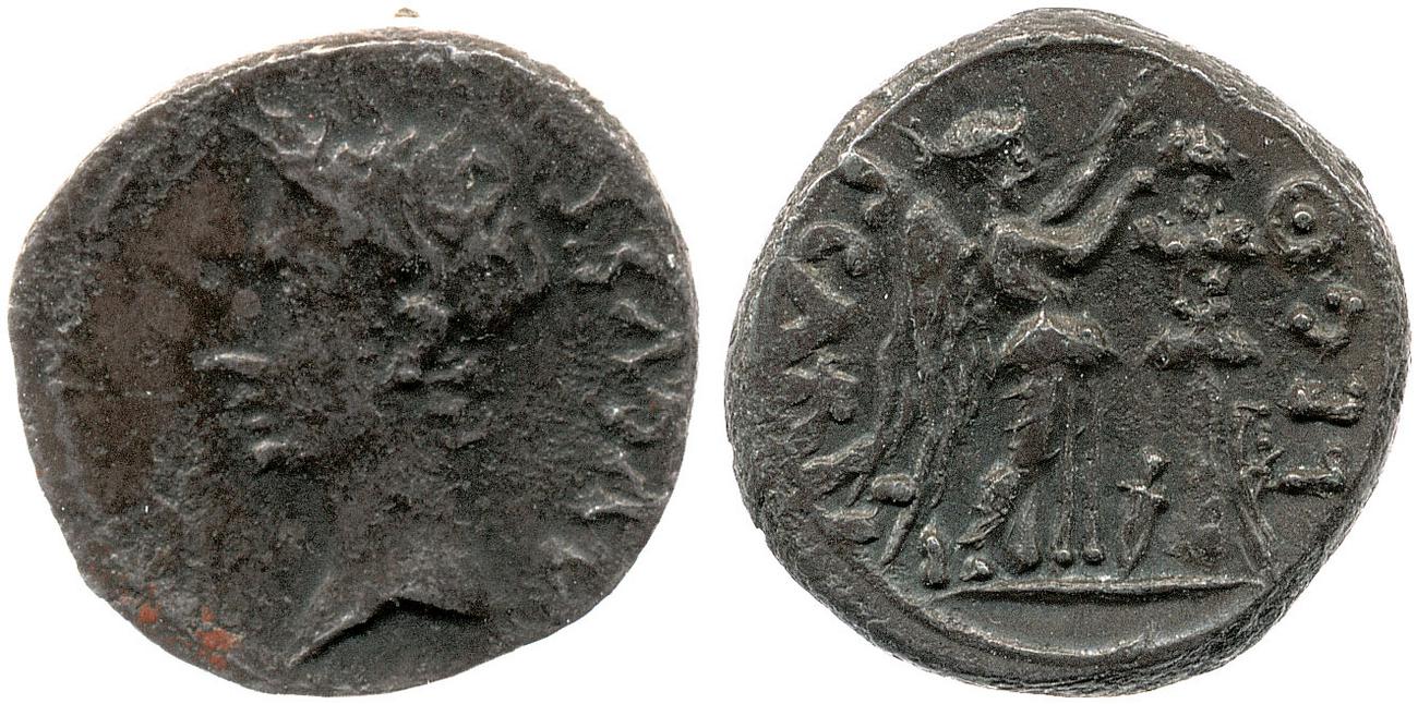 RIC I (second edition) Augustus 1B, аверс, bm