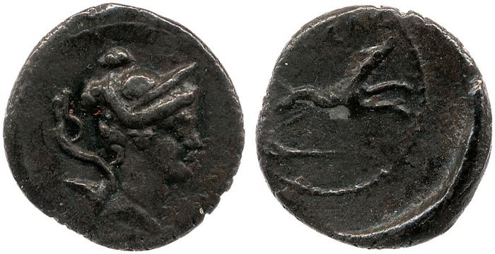RRC 464/8a, реверс, bm