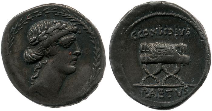 RRC 465/1a, реверс, bm
