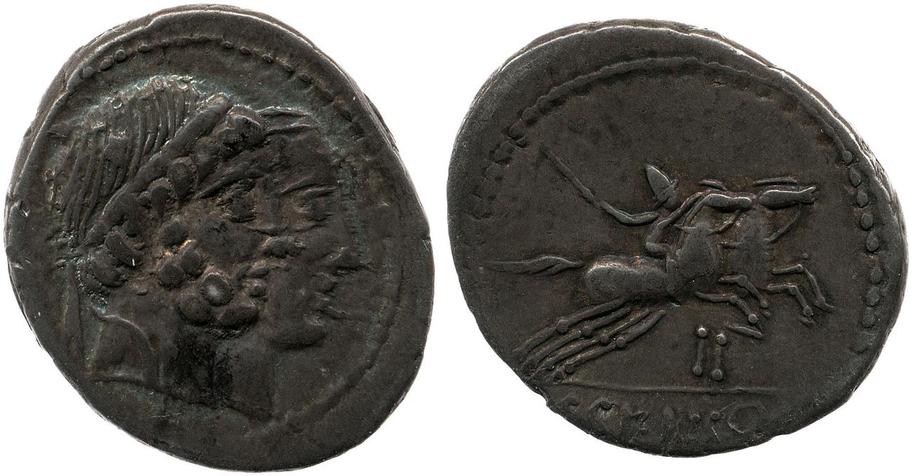 RRC 346/1b, аверс, Британский музей