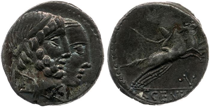 RRC 346/1g, реверс, Британский музей