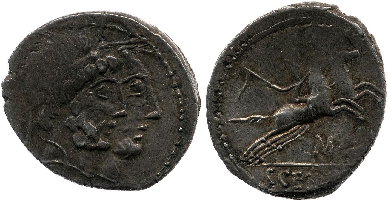 RRC 346/1g, аверс, Британский музей