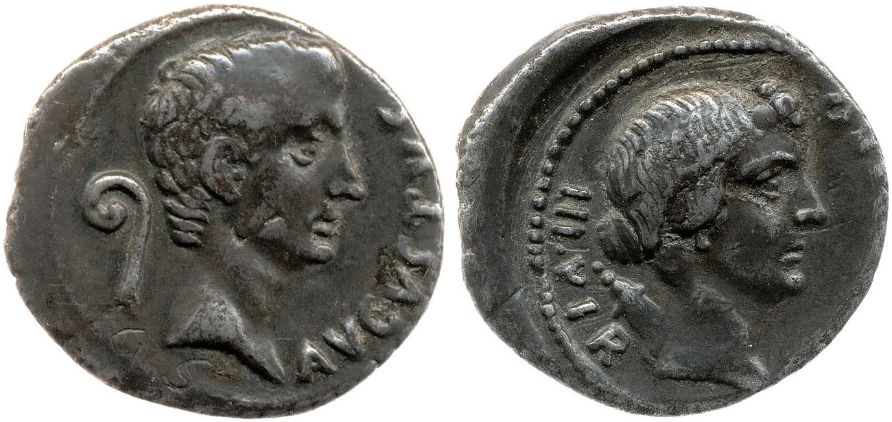 RIC I (second edition) Augustus 403, аверс, Британский музей