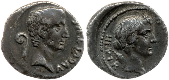 RIC I (second edition) Augustus 403, реверс, Британский музей