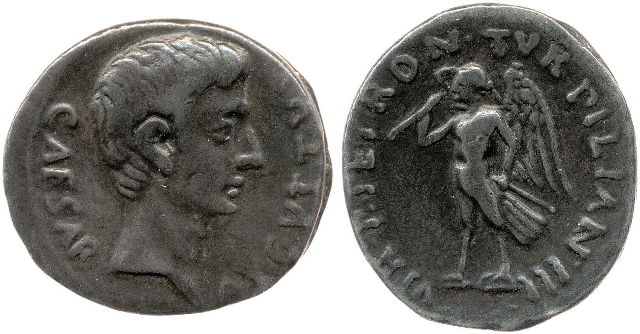 RIC I (second edition) Augustus 296, аверс, bm