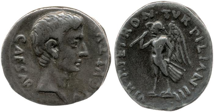 RIC I (second edition) Augustus 296, реверс, bm