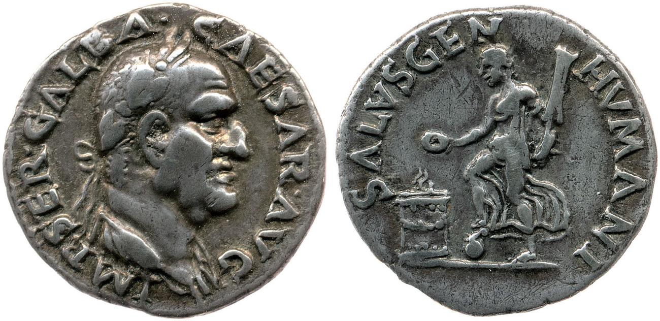 RIC I (second edition) Galba 214, аверс, Британский музей