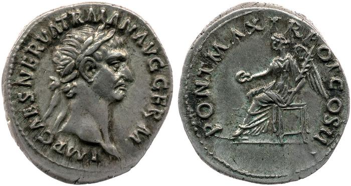 RIC II Trajan 22, реверс, Британский музей