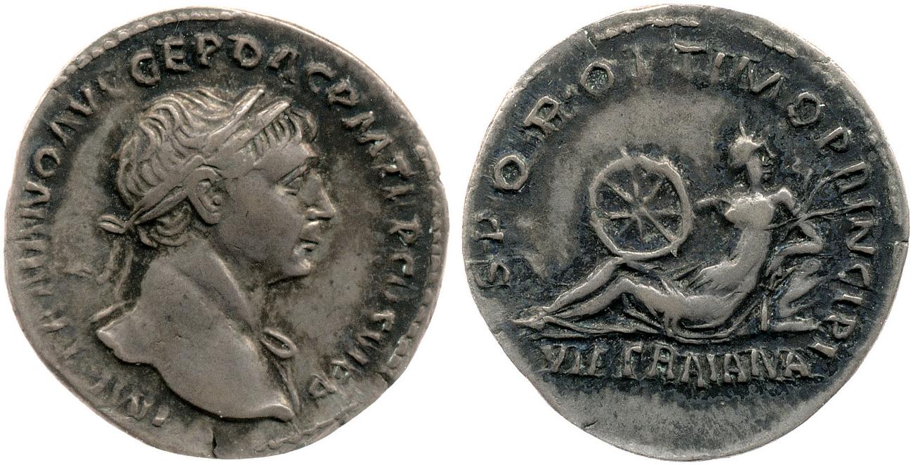 RIC II Trajan 266, аверс, bm