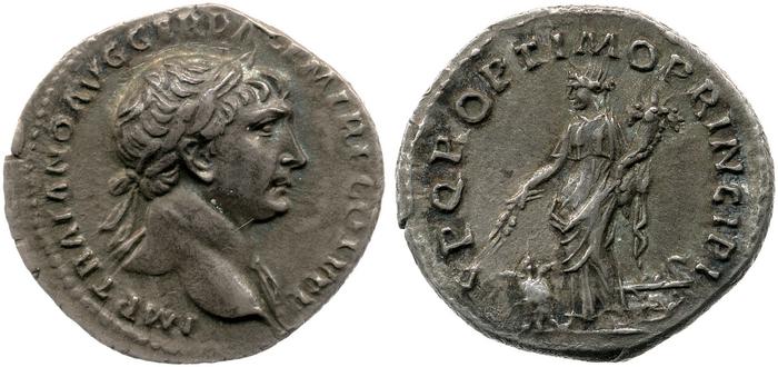 reverse RIC II Trajan 166