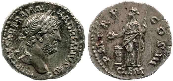 реверс RIC II, Part 3 (second edition) Hadrian 497