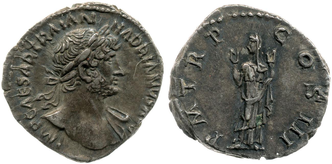 аверс RIC II, Part 3 (second edition) Hadrian 229