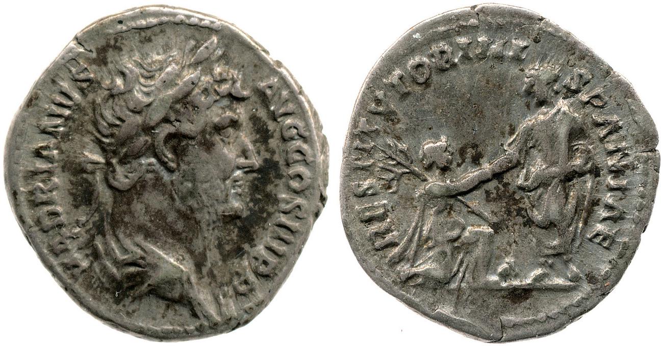аверс RIC II, Part 3 (second edition) Hadrian 1582