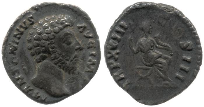 реверс RIC III Marcus Aurelius 110