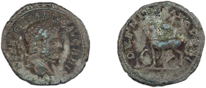 RIC IV Geta 84, реверс, bm