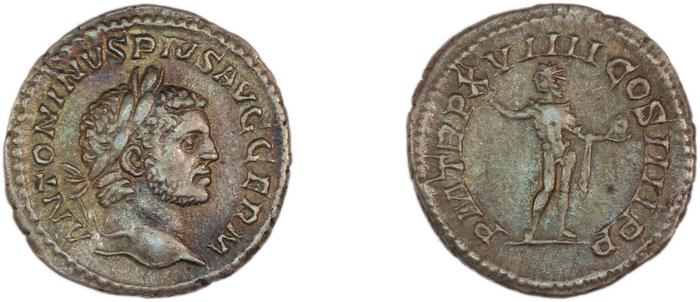RIC IV Caracalla 281B, реверс, bm