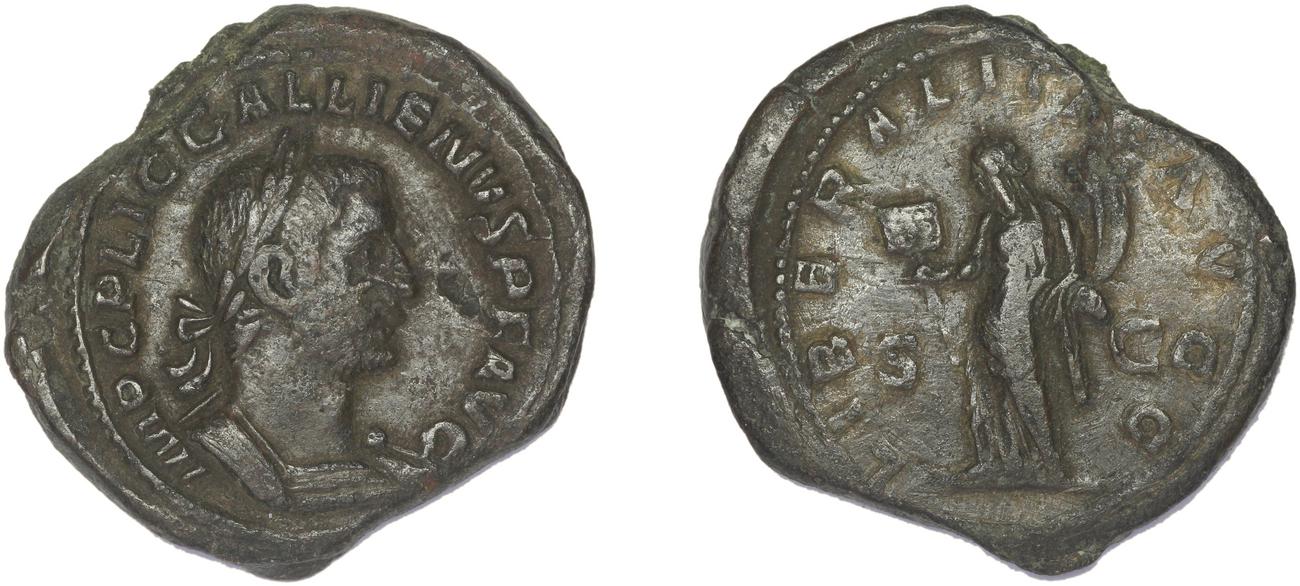 аверс RIC V Gallienus (joint reign) 221