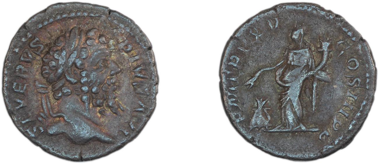 obverse RIC IV Septimius Severus 208