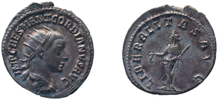 RIC IV Gordian III 187A, реверс, bm