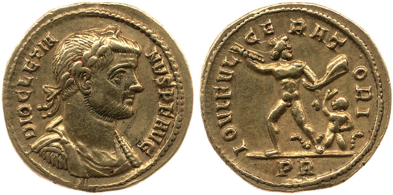 аверс RIC V Diocletian 146